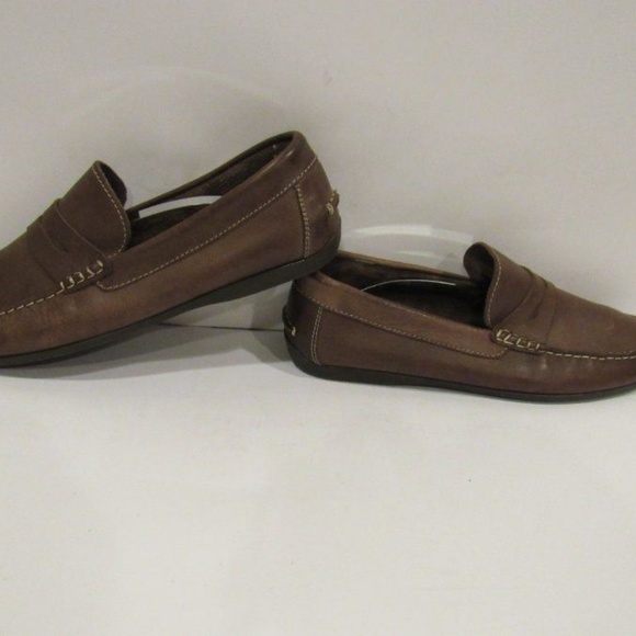 FLORSHEIM Jasper Size 10 Brown Loafers Mens B6 C11 main image 5
